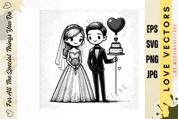 C3946: Premium Wedding & Love Vectors