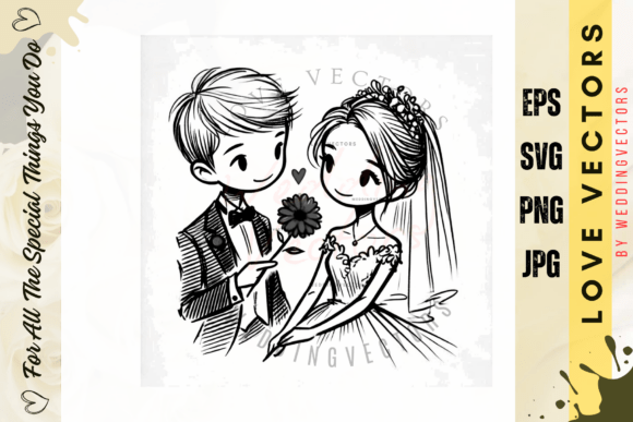 C404: Elevating Wedding Design with Elegant Vectors