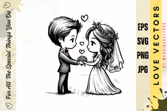 Elevate Romantic Design with C3812 Vectors