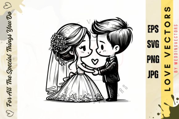 Timeless Wedding & Love Vectors for Elegant Design