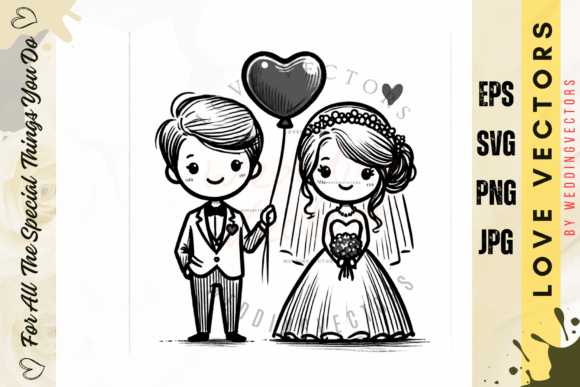 Wedding Couple and Love Vectors: A Design Asset Review