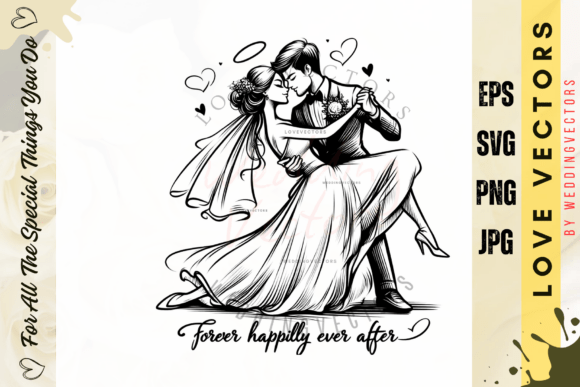 Wedding Couple & Love Vectors: The C4142 Design Set