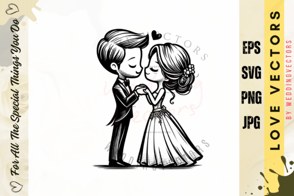 Wedding Couple & Love Vectors: Timeless Design Assets
